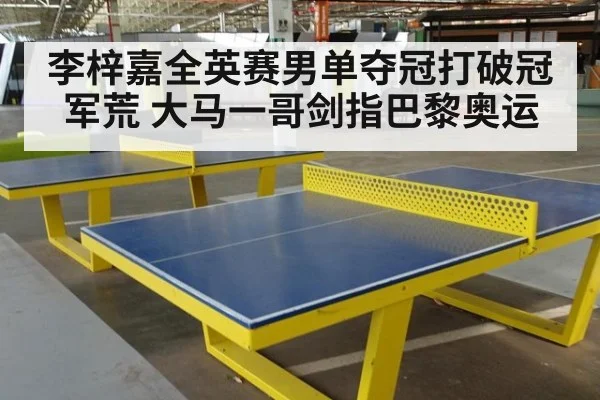 李梓嘉全英赛男单夺冠打破冠军荒 大马一哥剑指巴黎奥运